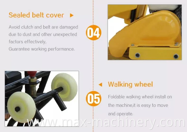 Plate Compactor Gas 2HP 79cc 2000lbs Force Construction Concrete Tamper Machine